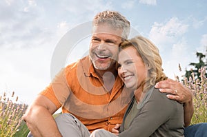 Happy Mature Couple Laughing