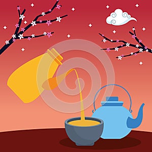 Happy mid autumn festival design