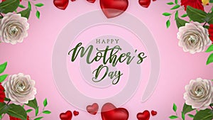 Happy Mother-s day animated motion graphics V4