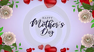 Happy Mother-s day animated motion graphics V5