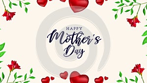 Happy Mother-s day animated motion graphics V6