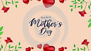 Happy Mother-s day animated motion graphics V7