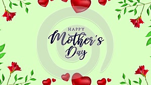 Happy Mother-s day animated motion graphics V8