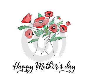 Happy Mother`s Day Background, banner and card