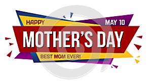 Happy Mother`s Day banner design