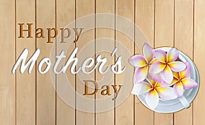 Happy Mother`s day card concept