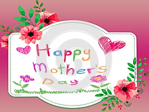 Happy Mother\'s Day card greeting