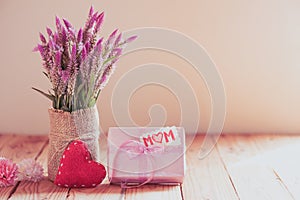 Happy mother`s day concept.