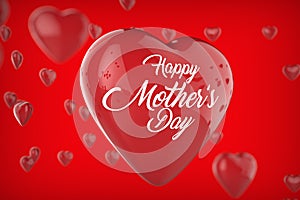 Happy Mother`s day concept. Best Mom. 3D illustrating.