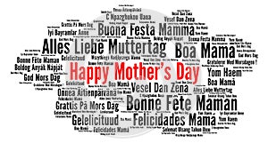 Happy Mother`s day in different languages