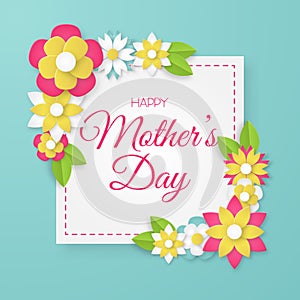 Happy Mother`s Day greeting card