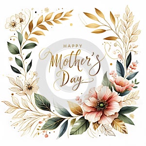 Happy Mother\'s Day greeting card with a heartfelt message