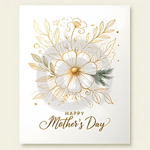 Happy Mother\'s Day greeting card with a heartfelt message
