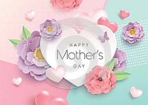 Happy Mother`s Day greeting design