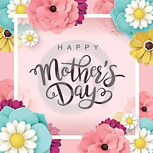 Happy Mother`s Day greeting design