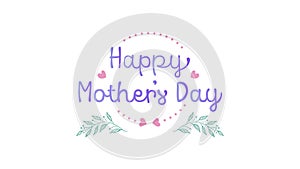 Happy Mother`s Day Greeting Vector Illustration for any design