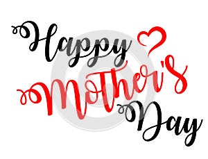 Happy Mother`s day handwritting