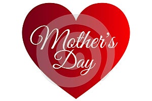 Happy Mother`s Day. Holiday concept. Template for background, banner, card, poster with text inscription. Vector EPS10