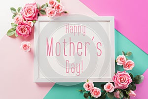 Happy Mother\'s Day, Women\'s Day or Valentine\'s Day greeting concept. photo