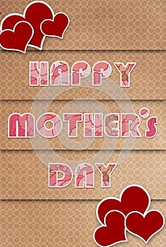Happy mothers day concept