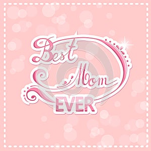 Happy mothers day design elements