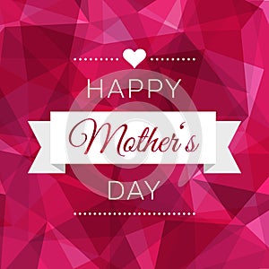 Happy Mothers Day design in trendy style