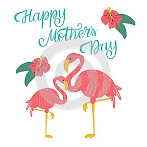 Happy Mothers Day Greeting Card Template