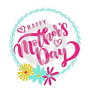 Happy Mothers Day Greeting Card Template