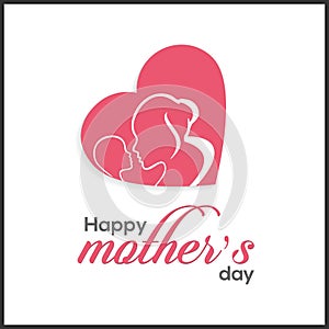 Happy Mothers Day lettering. Handmade calligraphy vector illustr