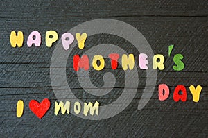 Happy mothers day, make gift for mom