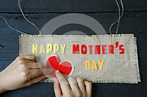 Happy mothers day, make gift for mom