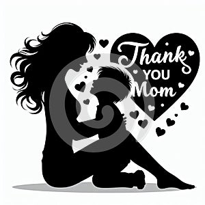 Happy mothers day, thank you mom, i love you mom