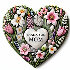 Happy mothers day, thank you mom, i love you mom