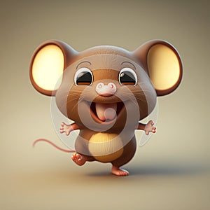 Šťastný myš vygenerované 