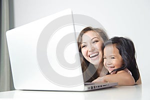 Happy Mum & Daughter