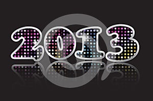 Happy New Year 2013 Vector