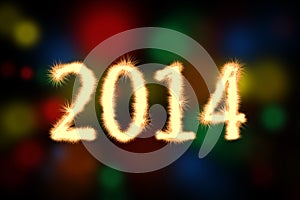 Happy New Year 2014 Background