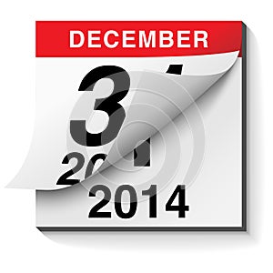 Happy New Year 2014 Calendar