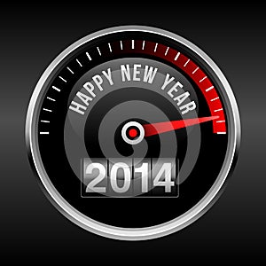Happy New Year 2014 Dashboard Background