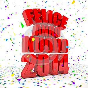 Happy New year 2014 in italian languages