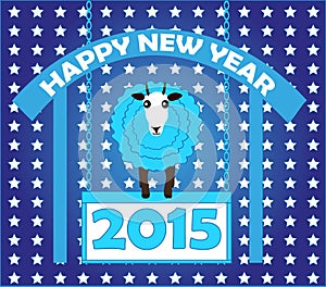 Happy new year 2015 of goat