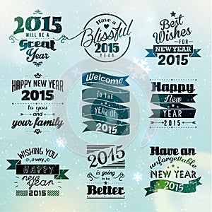 Happy New Year 2015 Season Greetings