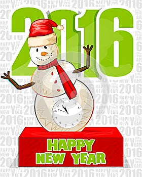 Happy New Year 2016 celebration background