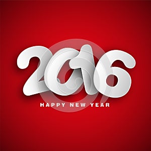 Happy new year 2016 Text Design