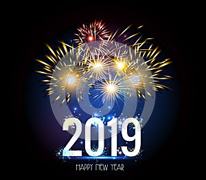 Happy New Year 2019 Firework