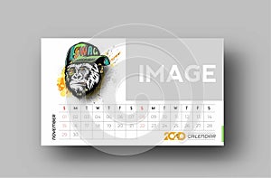 Happy new year 2020 Calenda - New Year Holiday design elements for holiday cards