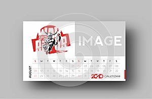 Happy new year 2020 Calenda - New Year Holiday design elements for holiday cards