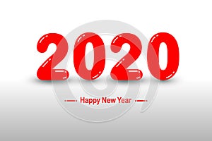 Happy new year 2020 greetings cards