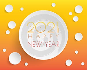 Happy new year 2021. 2021 Greetings card. abstract background.2021 background banner. Vector illustration