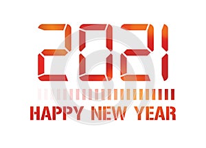 Happy new year 2021. 2021 Greetings card. abstract background.2021 background banner. Vector illustration